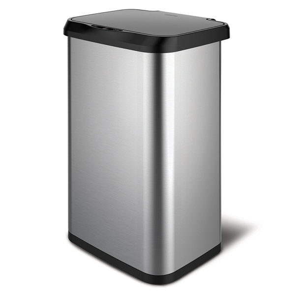 GLAD™ Steel Motion Sensor Trash Can & Reviews Wayfair
